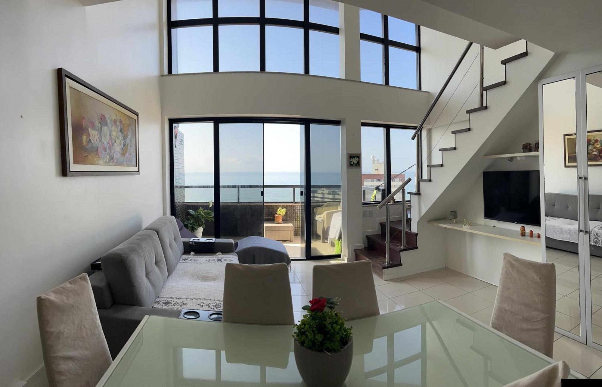 Maravilhosa Cobertura Duplex Vista Mar Apartment *
